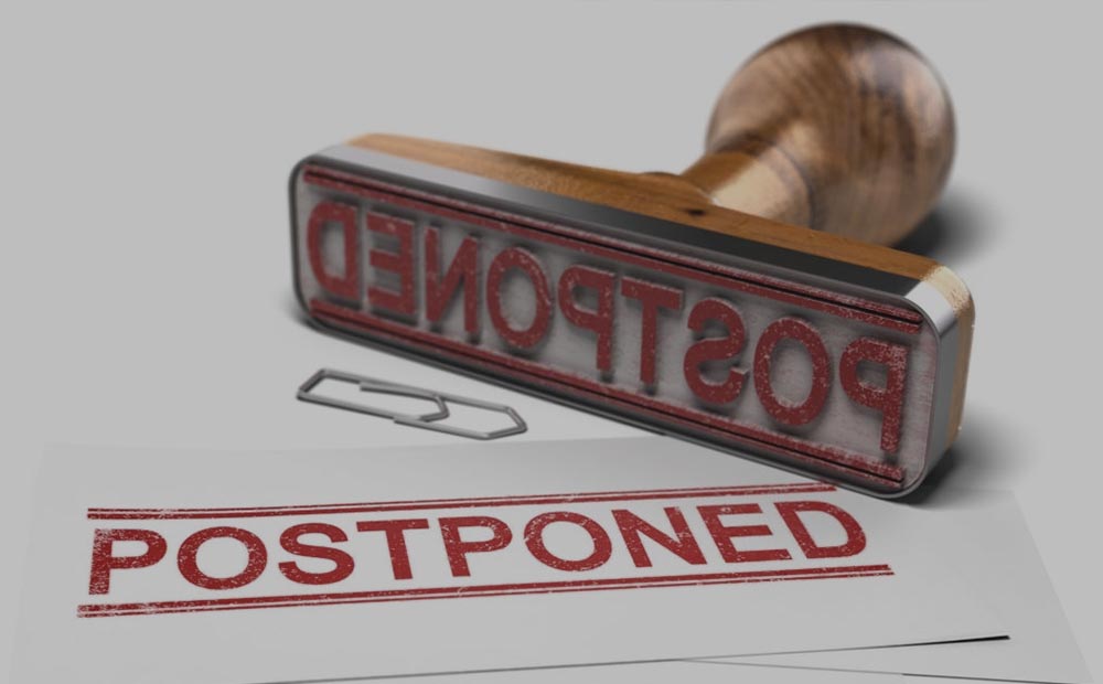 Postponement of 2020 AGM