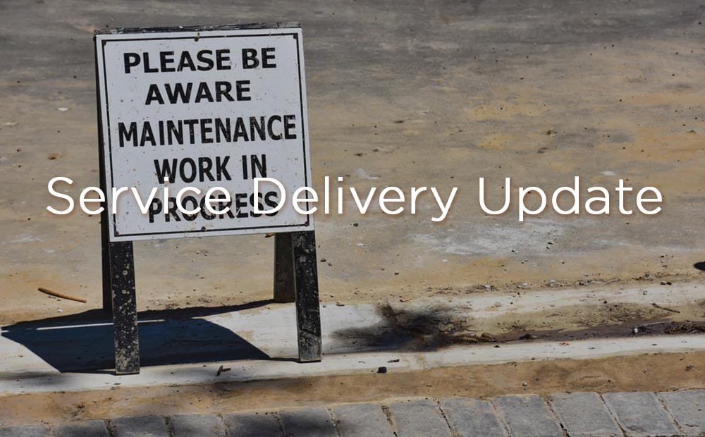 Service Delivery Update