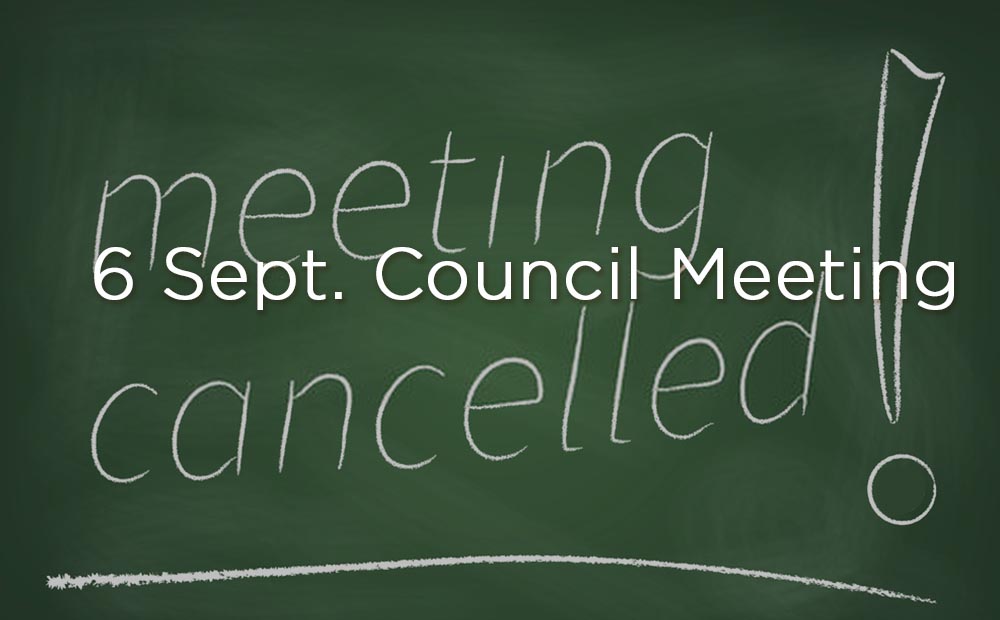6 Sept. Council Meeting