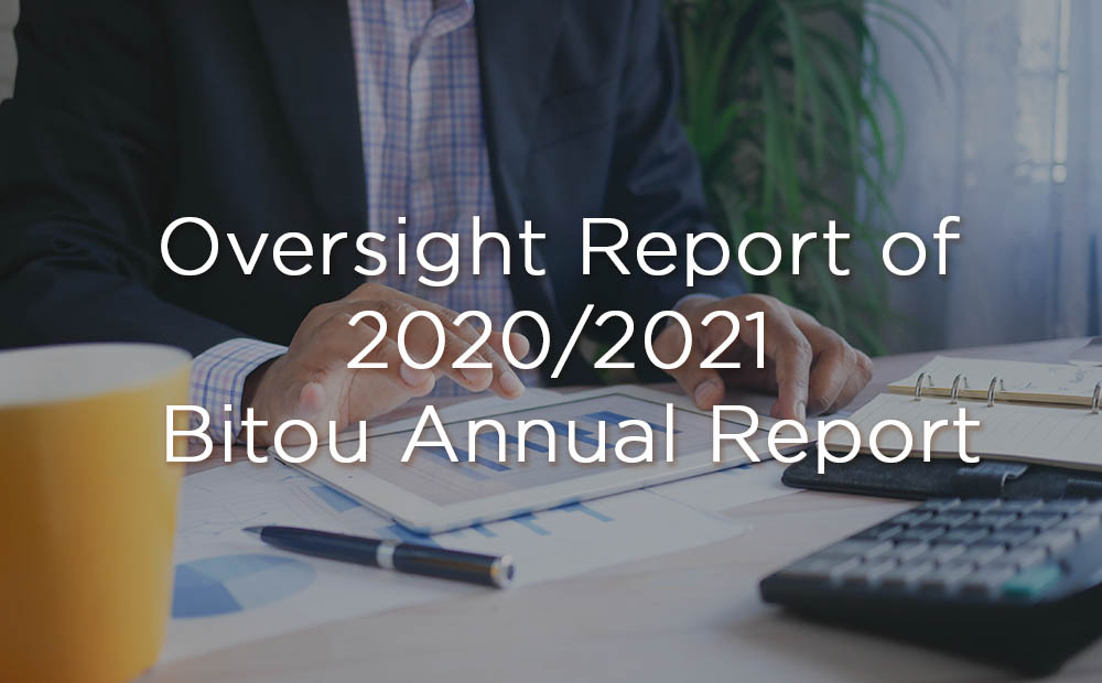Oversight Report of 2020/2021 Bitou Annual Report