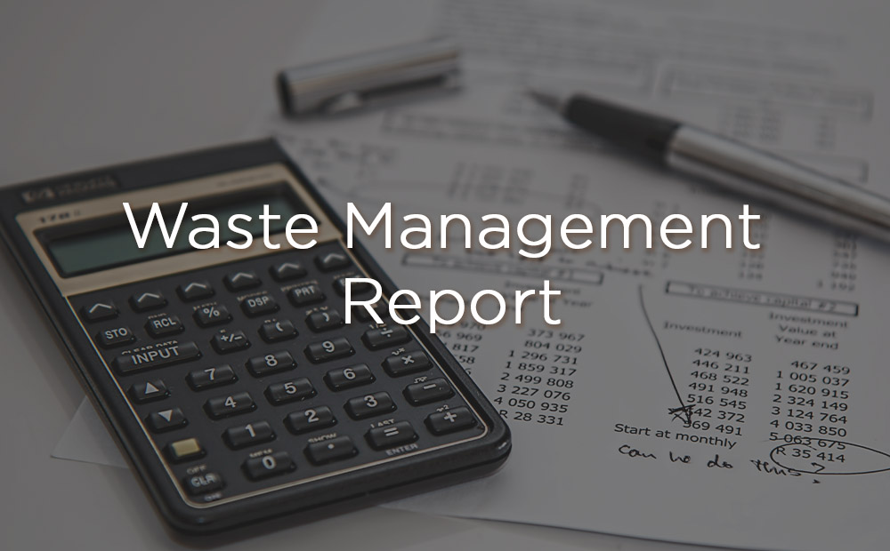 Waste Management Report