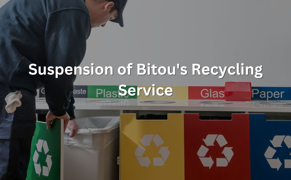Suspension of Bitou's Recycling Service