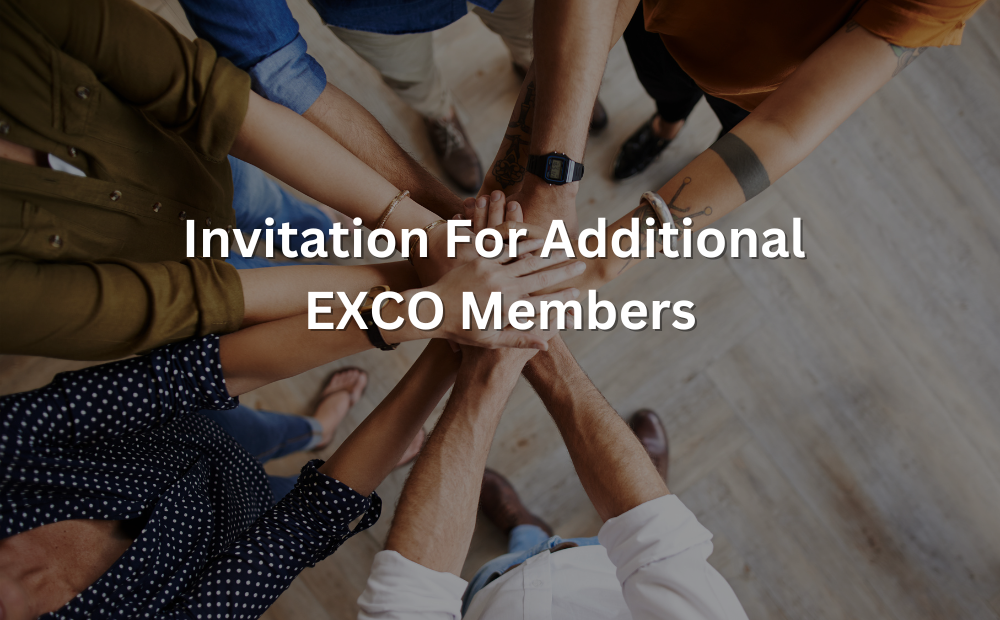 Invitation For Additional EXCO Members