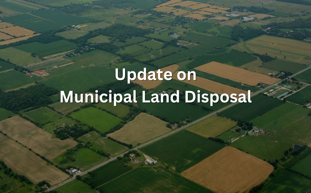 Update on Municipal Land Disposal