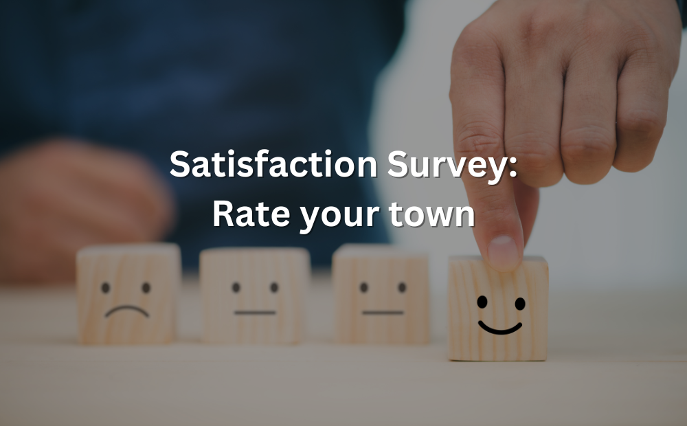 Satisfaction Survey: Rate your town