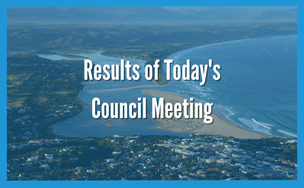 Results of Today's Council Meeting