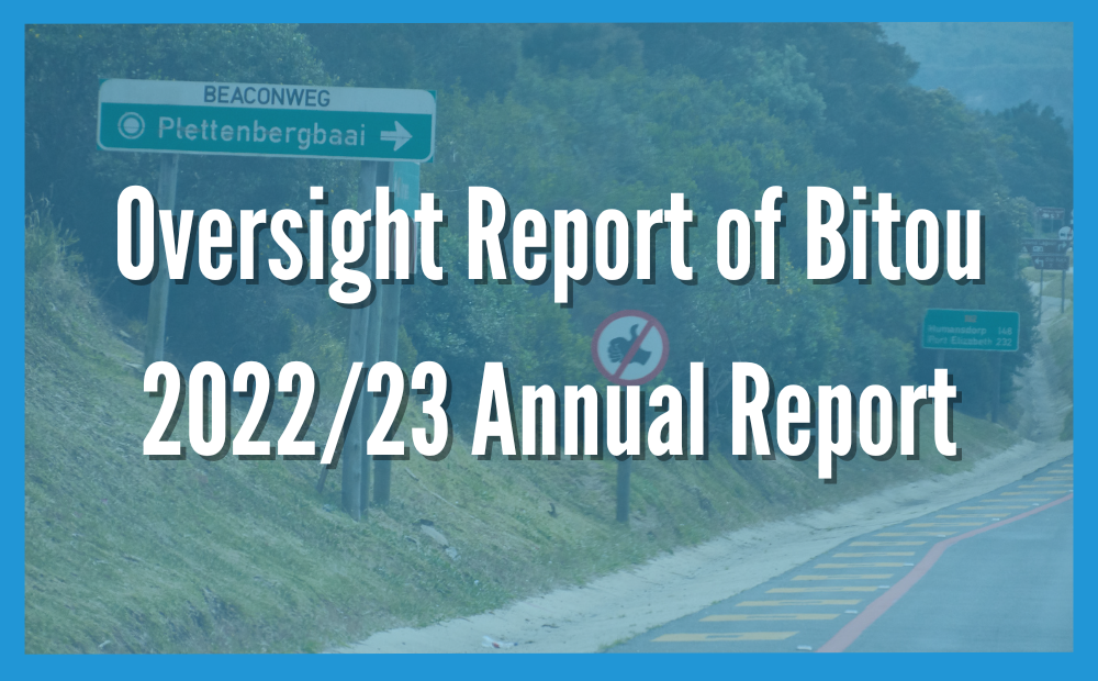 Oversight Report of Bitou 2022/23 Annual Report