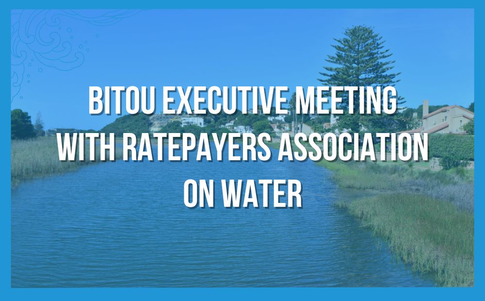 Bitou Executive Meeting With Ratepayers Association On Water
